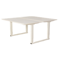 Solidesk Benchwerkplek, Bladkleur Naar Keuze, (2X) 160 X 80 Cm, Hoogte Instelbaar Onderstel