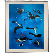 Miro Print Birds And Insects In Lijst 65 X 50 Cm