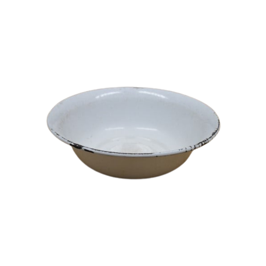 Witte Emaille Schaal 1