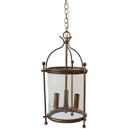 Franse Klassieke Hanglamp – Messing - (ka41) 1