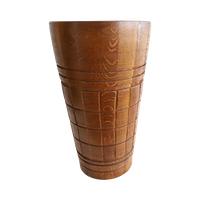 Vintage Eikenhouten Paraplubak, Jaren 70