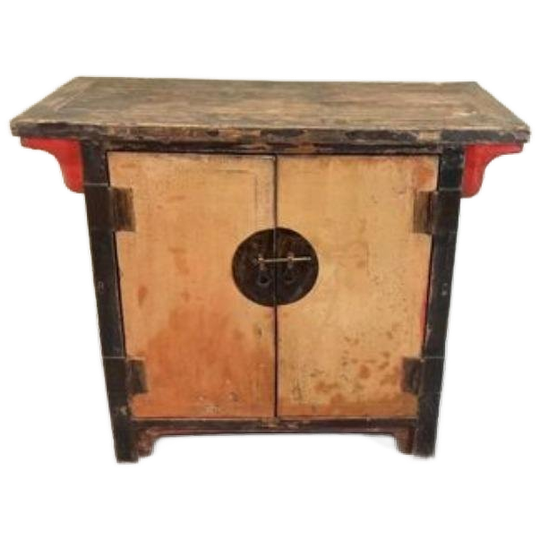 Vintage Antieke Oosters Aziatisch Kastje Wandmeuble 1