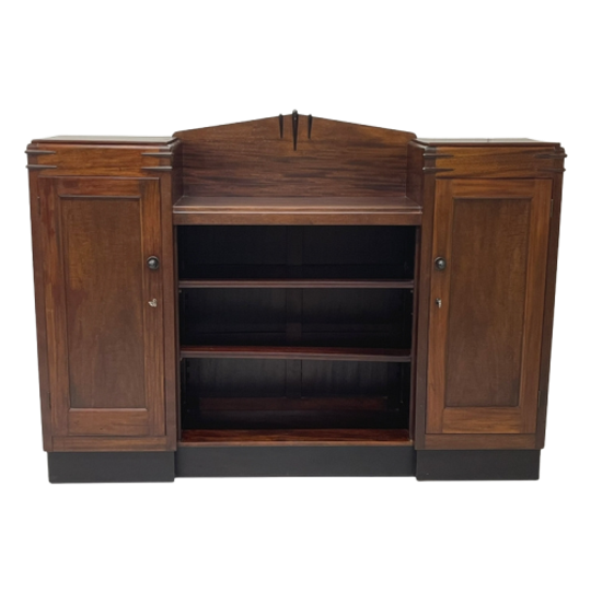 Amsterdamse School Boekenkast Antiek Art Deco Dressoir 1
