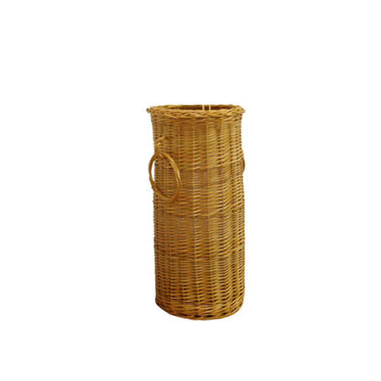 Vintage Rotan Hoge Vaas 1