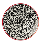 Keith Haring - Handgeschilderd Verzamelbord Porselein (limited Edition) thumbnail 1