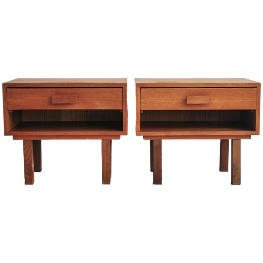 Set Vintage Nachtkasten X2 1