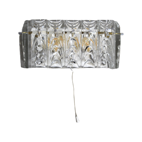 Vintage Italiaanse Wandlamp - Kristal, Jaren '60 | 01256