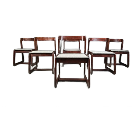 Vintage Dining Chairs By Mario Sabot, 1970s 1