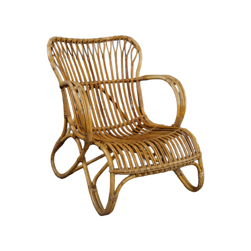 Rotan Dutch Design Belse 8 Fauteuil, 1950