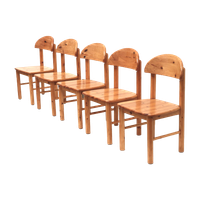 Set Van 5 Rainer Daumiller Stoelen Uit De Jaren ’70