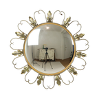 Vintage Fish Eye Convex Spiegel Sunburst Heksenspiegel Deknudt 46Cm thumbnail 1