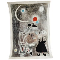 Joan Miró (1893-1983) – Woman And Birds In Front Of The Sun