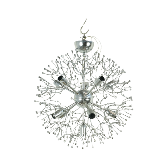 Space Age Italian Chandelier By Gaetano Sciolare 1