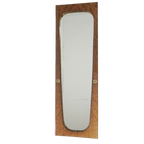 Grote Vintage Spiegel In Ovaal Vorm, Jaren 60 thumbnail 1