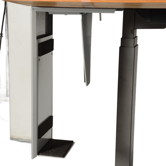Officenow Cpu Houder, Aluminium, Hoogte Verstelbaar 1