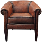 Chesterfield Club Chair - Antiek Bruin thumbnail 1