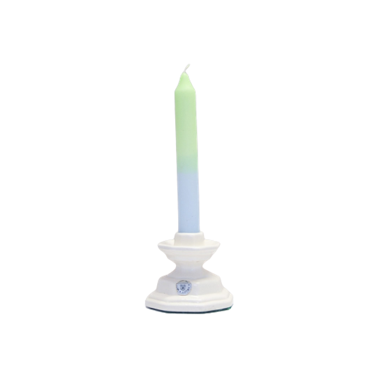 Beige Kandelaar Delft Wit | Kerst 1