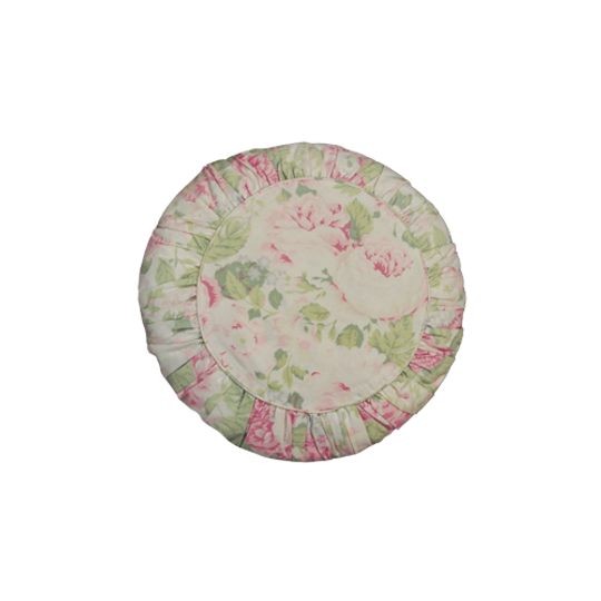 Rond Kussen Roze Lichtgroen 1