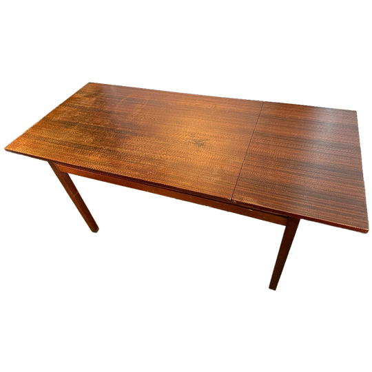 Tafel Scandinavisch Merk 1963 Hout 130 X 80 Cm / 180 X 80 Cm. 1