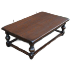 Salontafel Massief Eiken Rechthoekig thumbnail 1