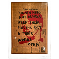 Monica Sjöö, Women Need Not Always Keep Their Mouths Shut