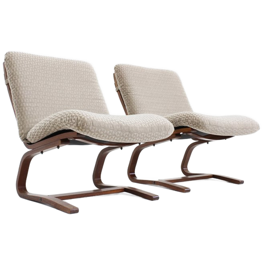 2 Mid Century Vintage Fauteuils 1960s 1