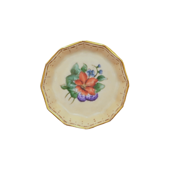 Beige Rond Klein Schaaltje 1