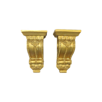 2 Kleine Vergulde Consoles