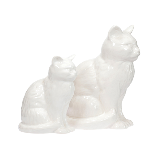 Sylvac Set Witte Katten, Engeland 1970s 1