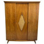 Midcentury Vintage Kledingkast Hang/Leg Demontabel thumbnail 1
