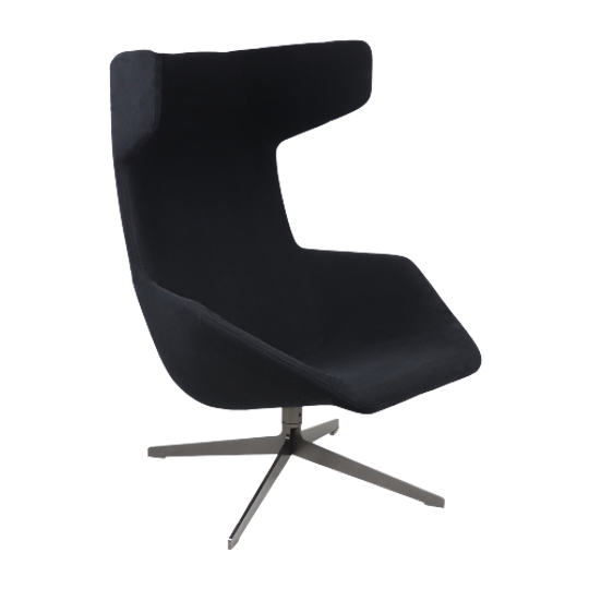 Refurbished Moroso Take A Line For A Walk Designfauteuil - Zwart 1