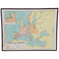 Schoolplaat Europa Tijdens Napoleon