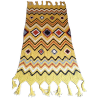 Retro Wandkleed Gehaakt Kleed Plaid Vintage Stijl