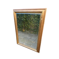 Vintage Xxl Spiegel Goud Met Facet Geslepen Glas 93X131Cm