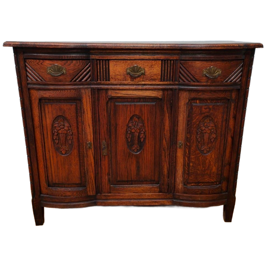 Vintage Houten Dressoir, Commode, Wandkast, Ladekast 509 1