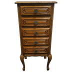 Vintage Queen Anne/Louis Xiv/Xv (Stijl) Wandkastje Ladekastje thumbnail 1