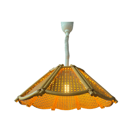 Rotan Hanglamp - Rotan Boho Lichtpunt - Bamboe Vintage Lamp 1