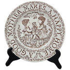 Burleigh Ironstone Bord "a Good Mother" thumbnail 1
