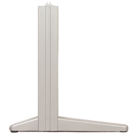 Ahrend Essa L-poot Klein Model, Aluminium, Vaste Hoogte 1