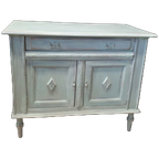 Vintage Brocante Kastje Dressoir Commode Tv Kastje Kast thumbnail 1