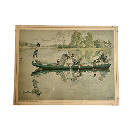 Vintage Print Van Carl Larsson 1