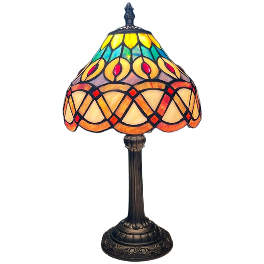 2 Beschikbaar Glas In Lood Tafellampen Jaren 20 Stijl 1