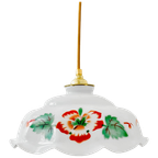 Artdeco Hanglamp Wit Opaline Bloem 1930’s thumbnail 1