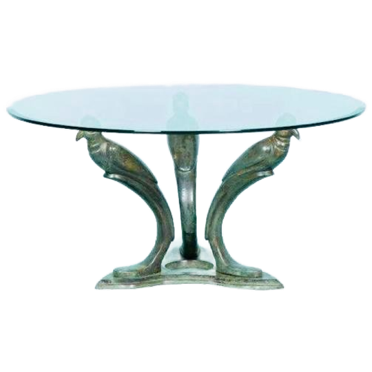 Bonzen Salontafel, Peacock. Hollywood Regency Tafel. Vintage 1