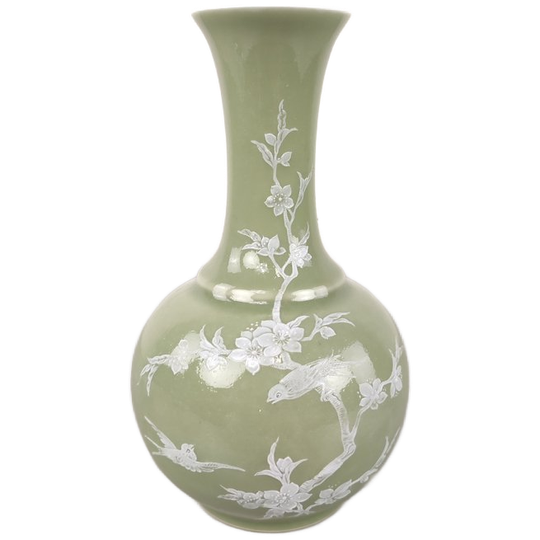 Vintage Chinese Celadon Vaas 1