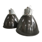 Industriële Vintage Grote Metalen Plafondlampen thumbnail 1