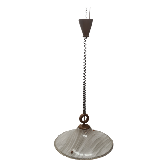 Vintage Duitse Kristallux Design Hanglamp 1
