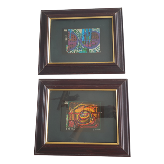 Friedensreich Hundertwasser Ingelijste Kunst Set 2 St 1
