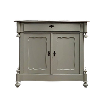Vintage Biedemeier Commode/dressoir Zachtgroen
