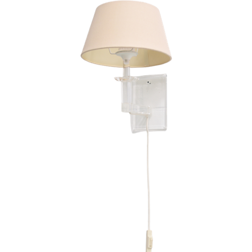 Plexiglas Wandlamp Beige Kap